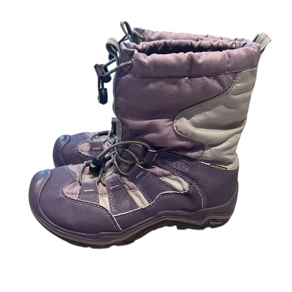 Keen Winterport II WP Waterproof Boots Purple‎ Youth Size 4